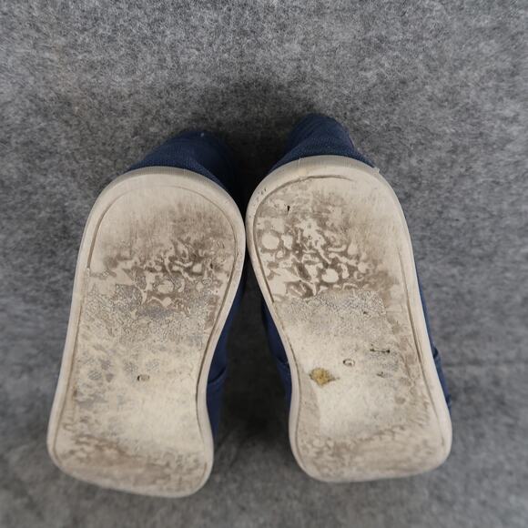 Bahama Bay Shoes Womens 9 Casual Slip On Loafer Flats Blue Canvas Trainers - Picture 10 of 12